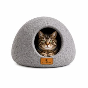 Classic Grey Cat Cave