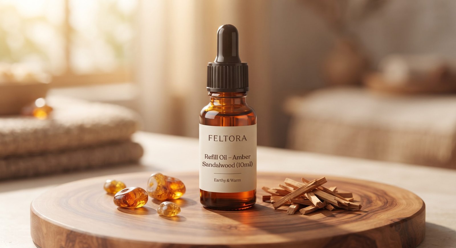 Refill Oil – Amber Sandalwood (10ml)